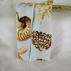 Kleenex/Tissue Holder Handmade Seashells Ocean