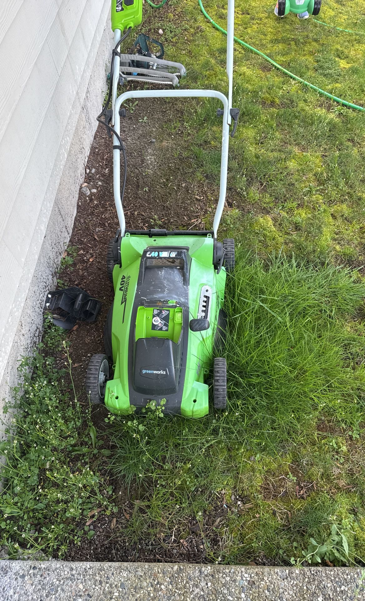 Greenworks 40V Lawn Mower For Parts Only