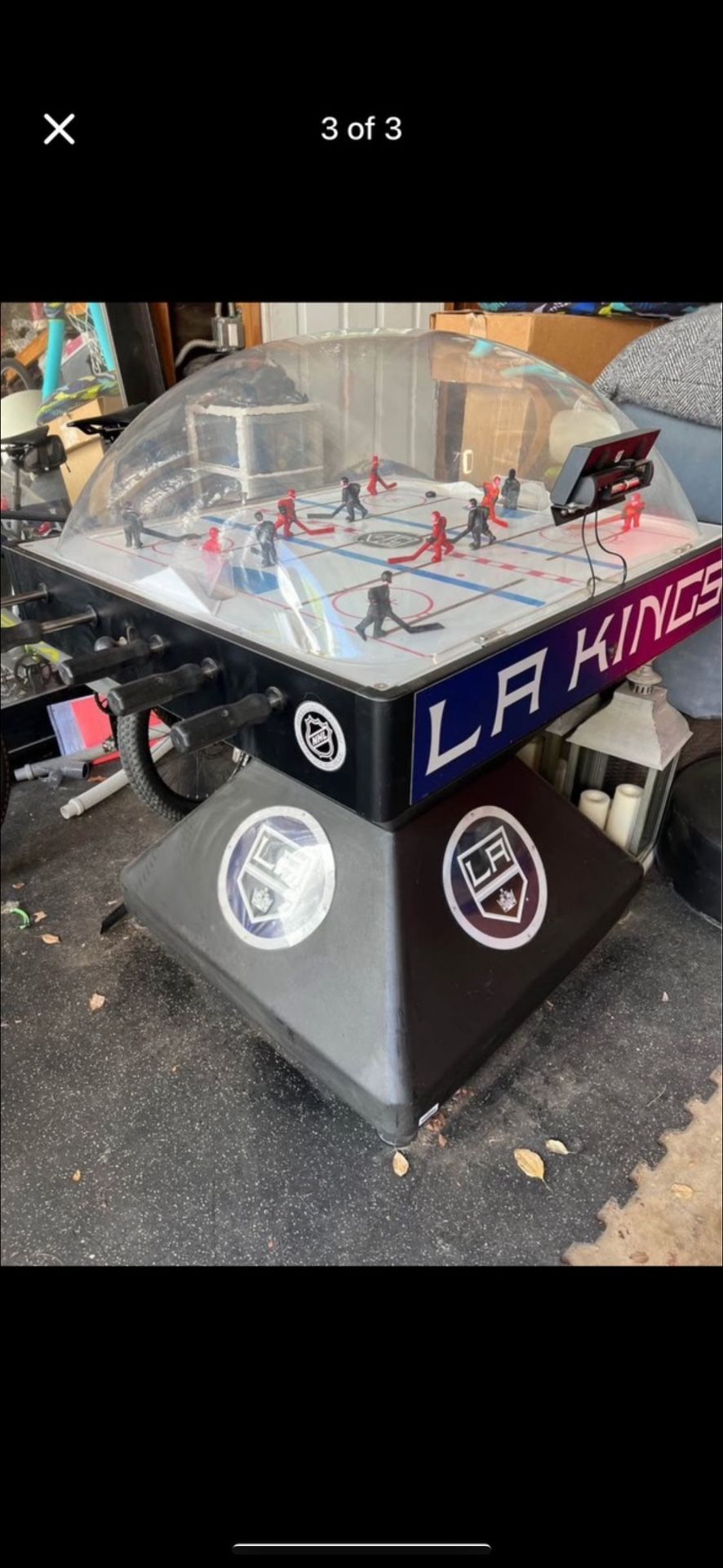 LA Kings Bubble Hockey Table Game