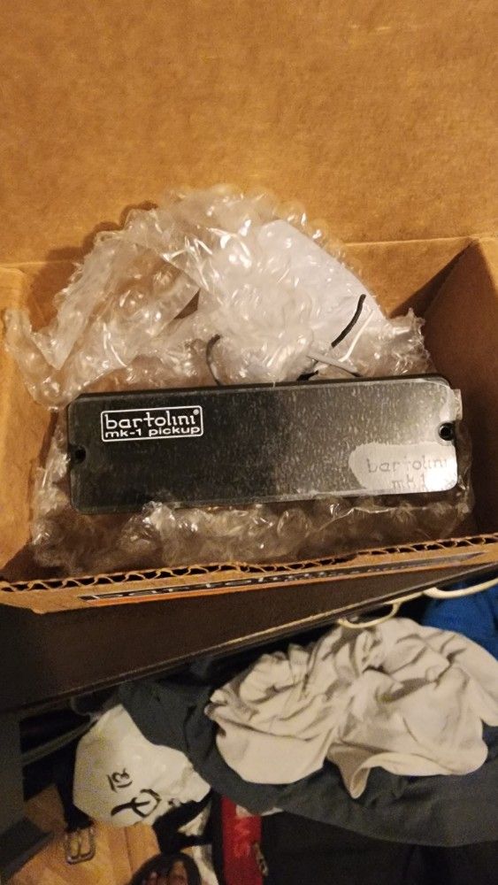 Bartolini MK-1 Pickups + Preamp Set (5-String) – Fresh Pull from New Bass