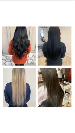 20” hair extensions wefts