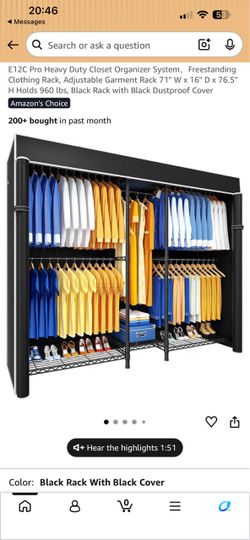 Closet Organizer/Storage