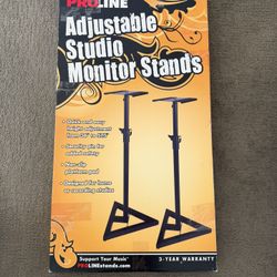 ProLine Adjustable Studio Monitor Stands 