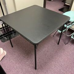 Black Folding Table (2) Available 