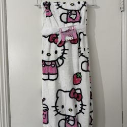 Hello Kitty Throw Blanket