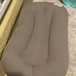 Gray Snuggle Me Lounger With Cover 