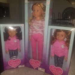 Muñecas $20.00 Cada Una O $45.00 Las Tres