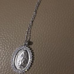 Virgen De Guadalupe Or St. Judas Tadeo Chain With Charm