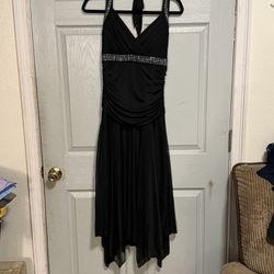 Marilyn Monroe Style Black Halter Dress 