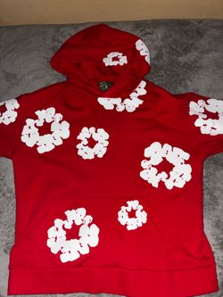 Denim Tears Cotton Wreath Hoodie Red