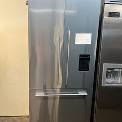 Fisher And Paykel 36”Wide Built In French Style Stainless Steel Refrigerator 