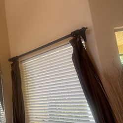 3 curtain rods FREE