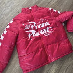Disney parks large Pizza Planet Puffer Jacket