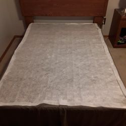 Full Size Bed Frame, Headboard and Box Spring