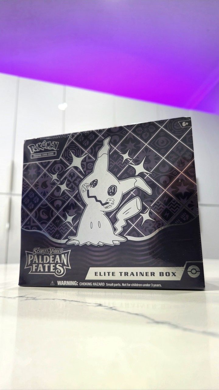 Pokemon Mimikyu Paldean Fates Etb SEALED