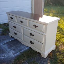 Antique White Dresser