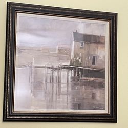 Framed Seaside Print