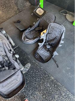 City select double stroller fully loaded
