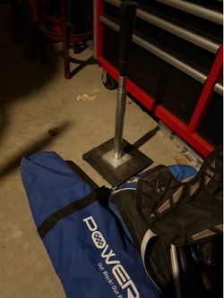 Youth girls softball catcher equipment/hitting net/practice tee