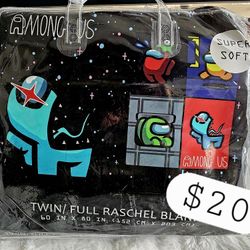 New AMONG US BLANKET 