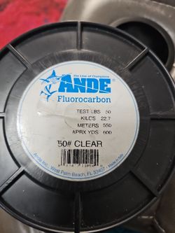 50#Ande Fluorocarbon 600 yards