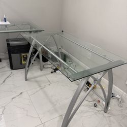 Glass Desk Table 