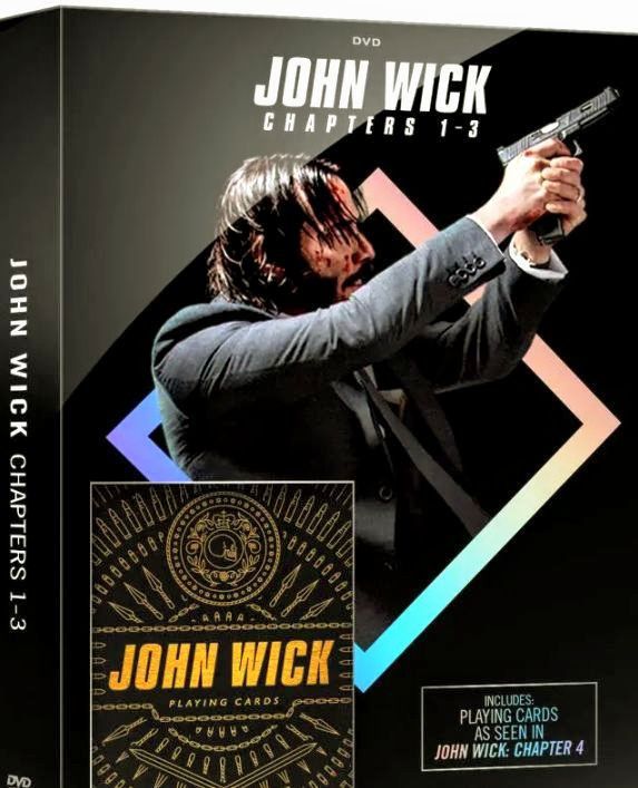 John Wick Chapters 1-3 DVD set