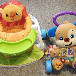 Fisher Price Baby Walker & Sit Me Up Chair