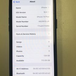 Apple iPhone 14 Plus 128gb AT&T