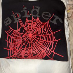 Spider Hoodie Black And Red