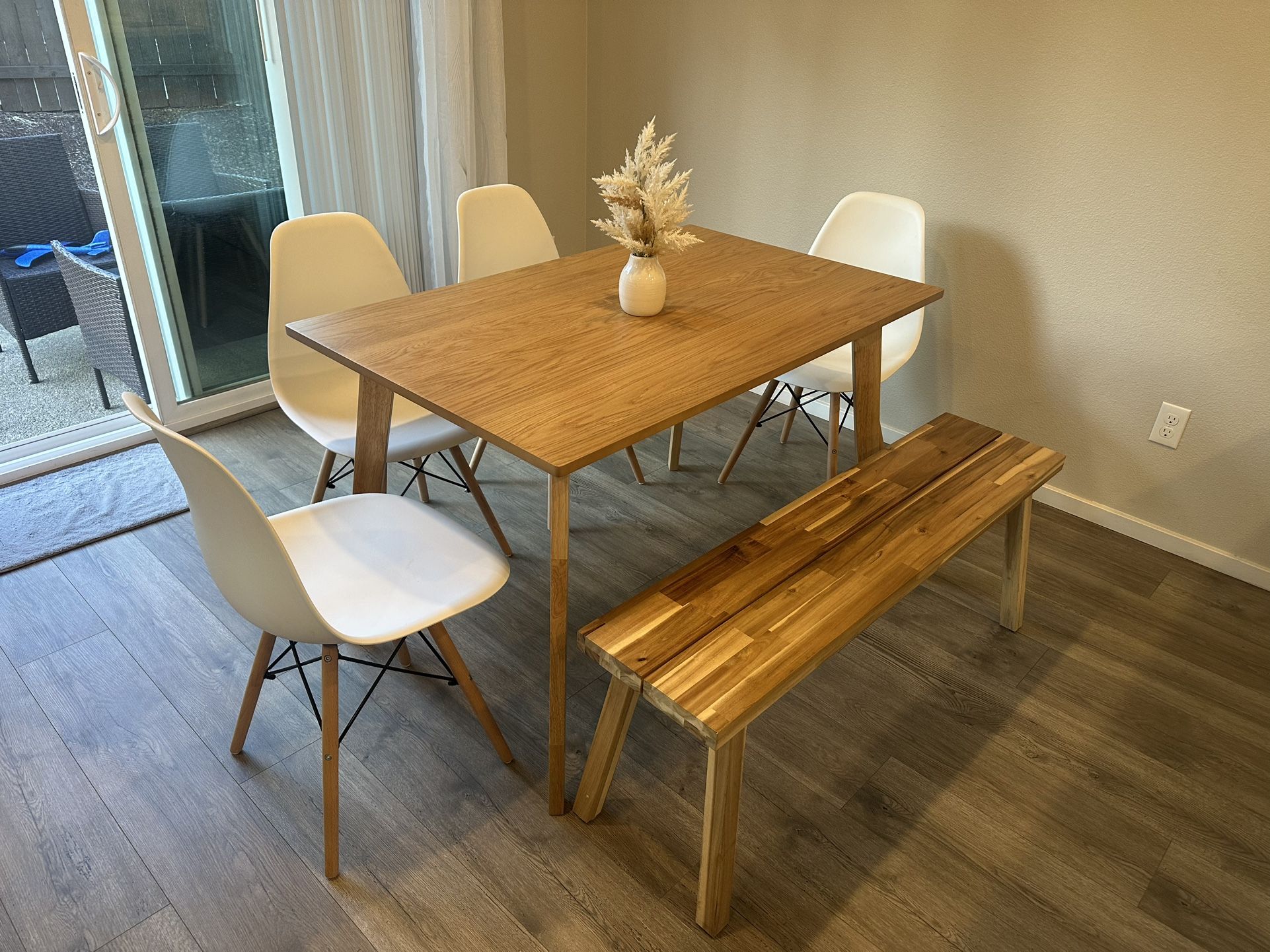 Dining Table With 4 Chairs And Bench