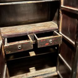 Antique China Cabinet With Hidden Compartment 