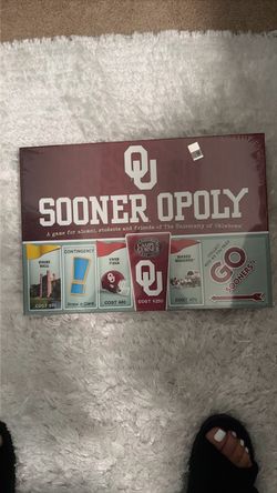 New!! Sooner Opoly University of Oklahoma Board Game