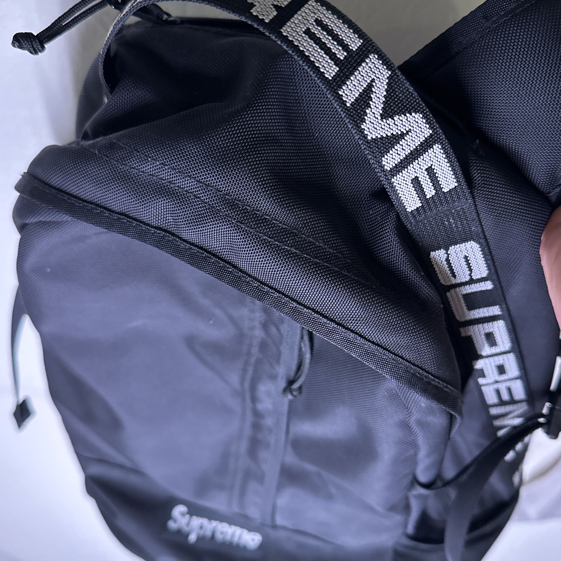 Supreme Blk Backpack SS18