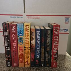 Books From James Patterson, Baldacci/ Mystery /suspense
