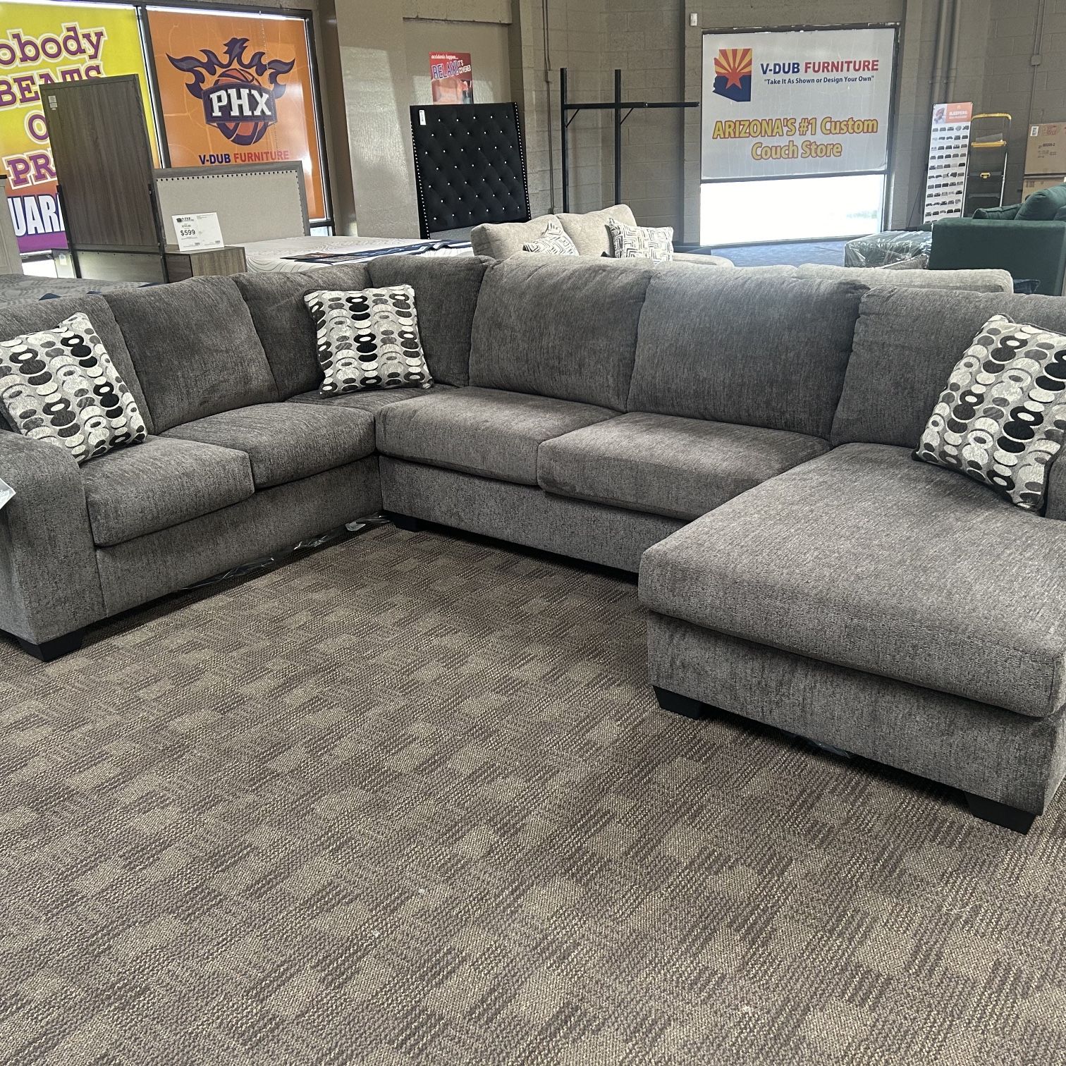 New Grey Sectional