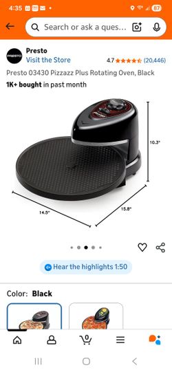 Pizzazz Plus Rotating Pizza Oven