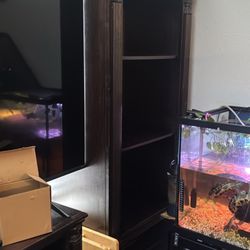 Dark Wood Entertainment Center 