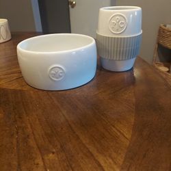 Pamper chef Bowl and cup