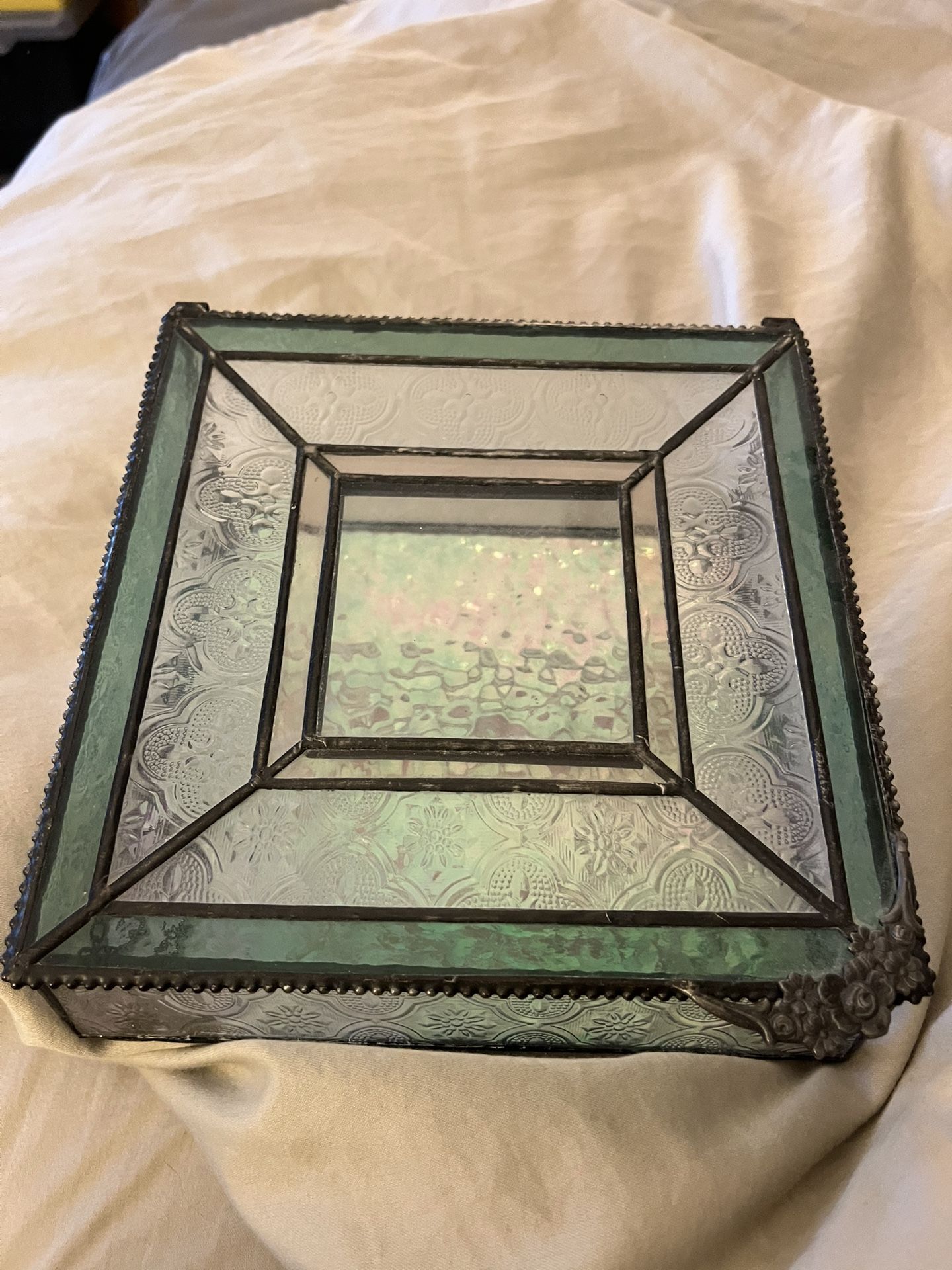 Stained Glass Jewelry Box