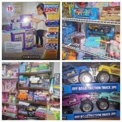 LOTS OF NEW TOYS PLUS I HAVE MORE THAN THESE.  