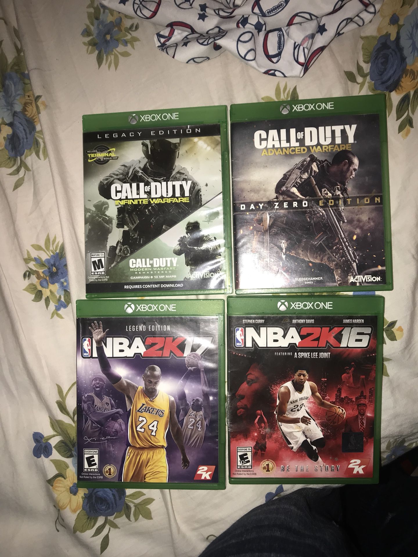 Xbox one games All for $80