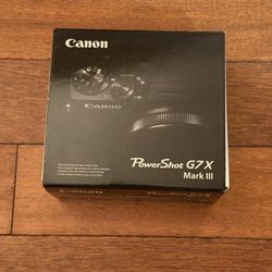 New Unopened Canon G7X Mark III Black Perfect Holiday Gift!