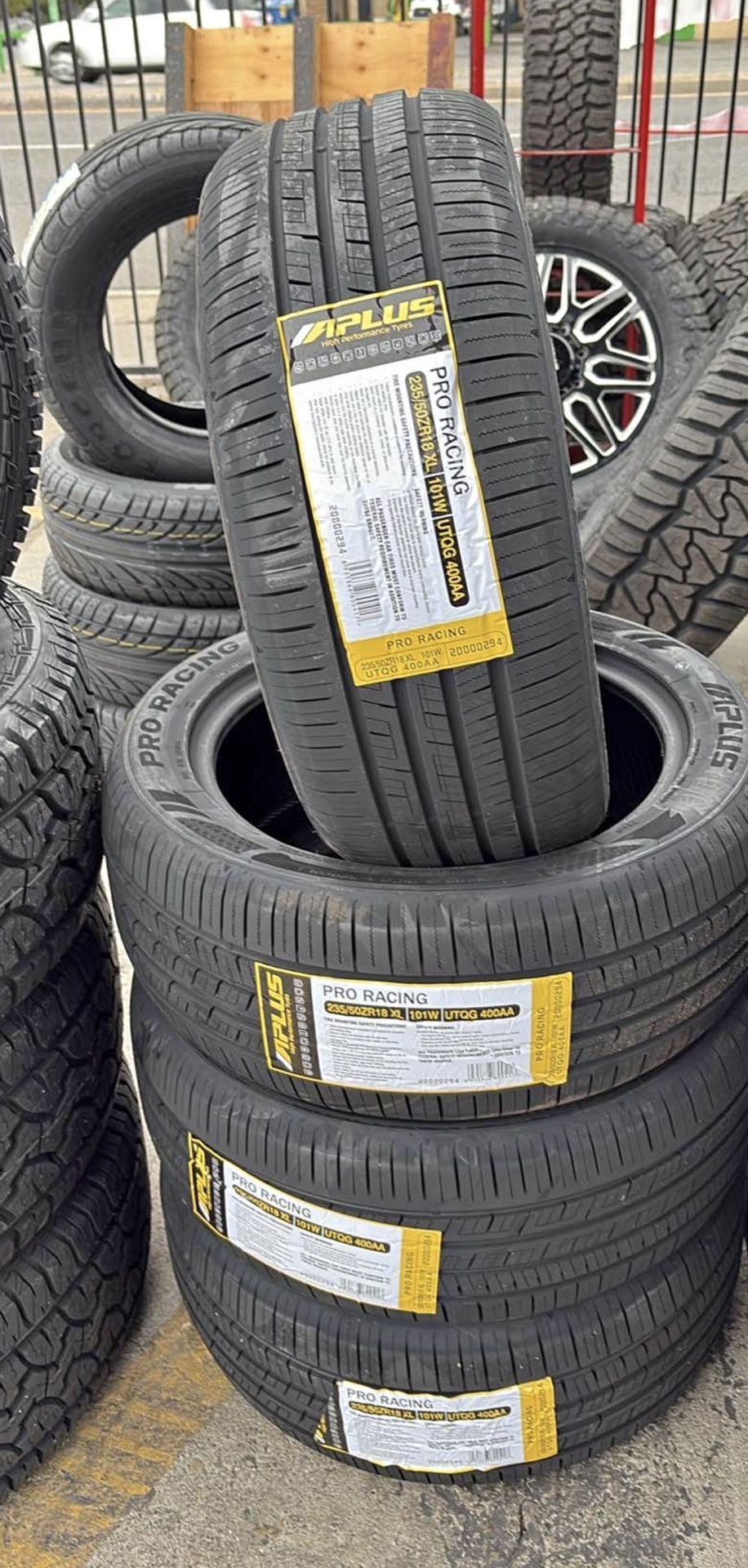235/50/18 aplus  pro new! We finance! Financiamos!