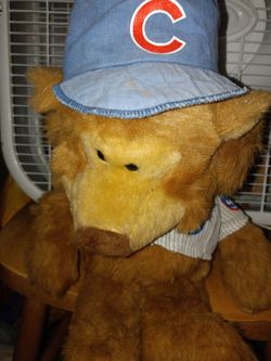 1984 Chicago tribute the chubby plush shows wear for being 44 years old