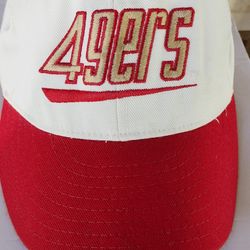 Vintage 49ers Autographed Hat