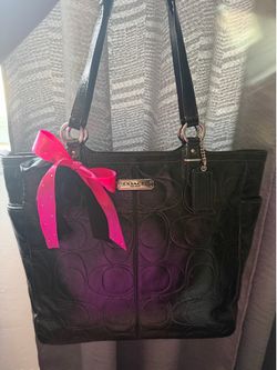 Black Coach Vintage Tote Purse