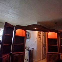Wooden Entertainment Center 