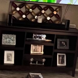 TV Stand Dark Wood 