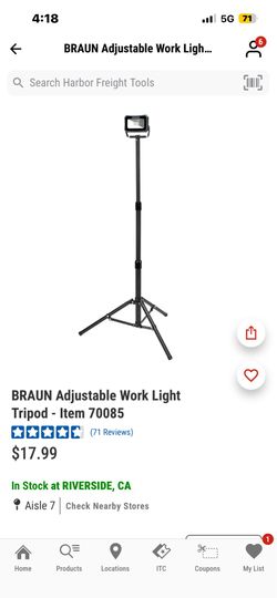 Braun used tripod